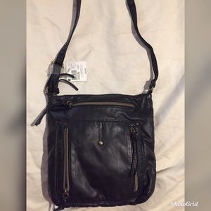 Crossbody leather purse